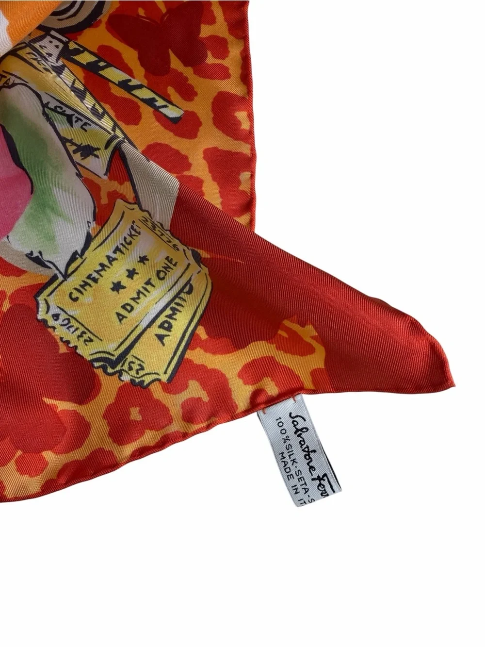 Salvatore Ferragamo silk this